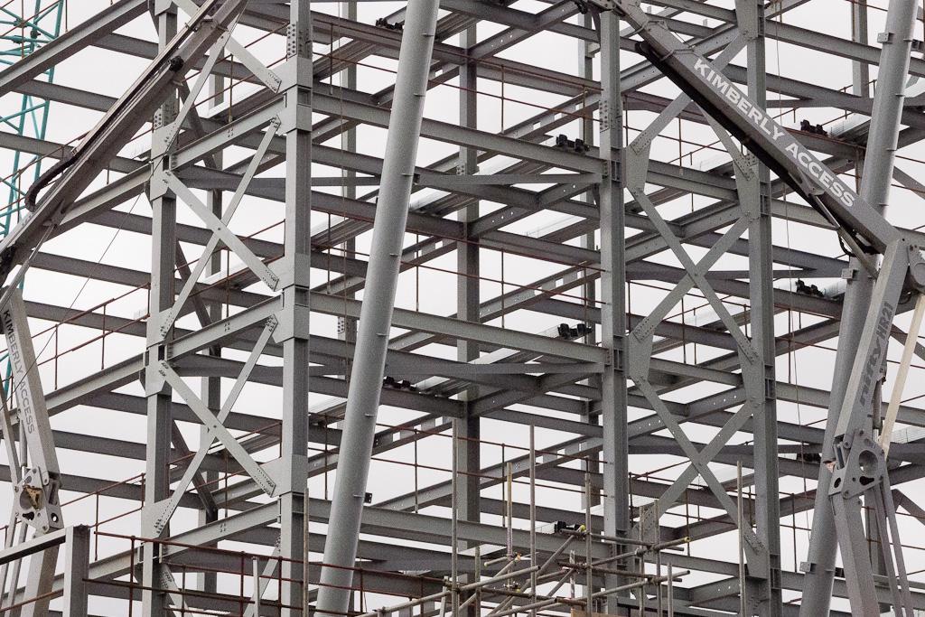 Trinity Square construction, 2012