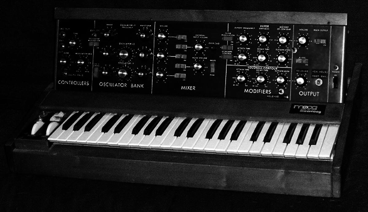 Minimoog synthesiser from the early 1970s